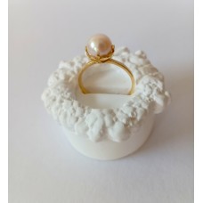 Δαχτυλίδι Χρυσό 14K με Μαργαριτάρι (RI522)